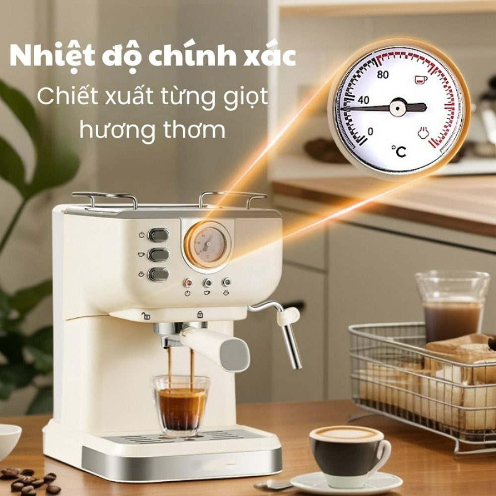 Máy Pha Cà Phê Espresso CM3120 Tự Động Cao Cấp Tạo Bọt Sữa Pha Cappuccino Cho Văn Phòng Gia Đình | BigBuy360 - bigbuy360.vn