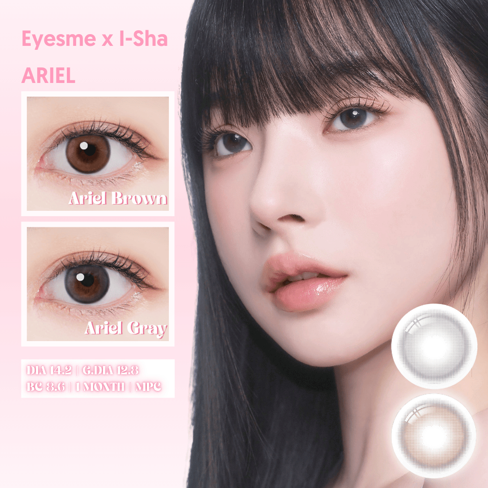 [Eyeme x I-Sha] Lens viền mờ tạo hiệu ứng long lanh - Ariel Series