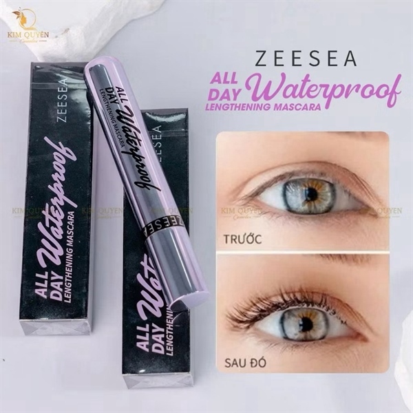 [Mới Zeesea]  Mascara Zeesea All Day Waterproof Lengthening Lâu Trôi, Kháng Nước