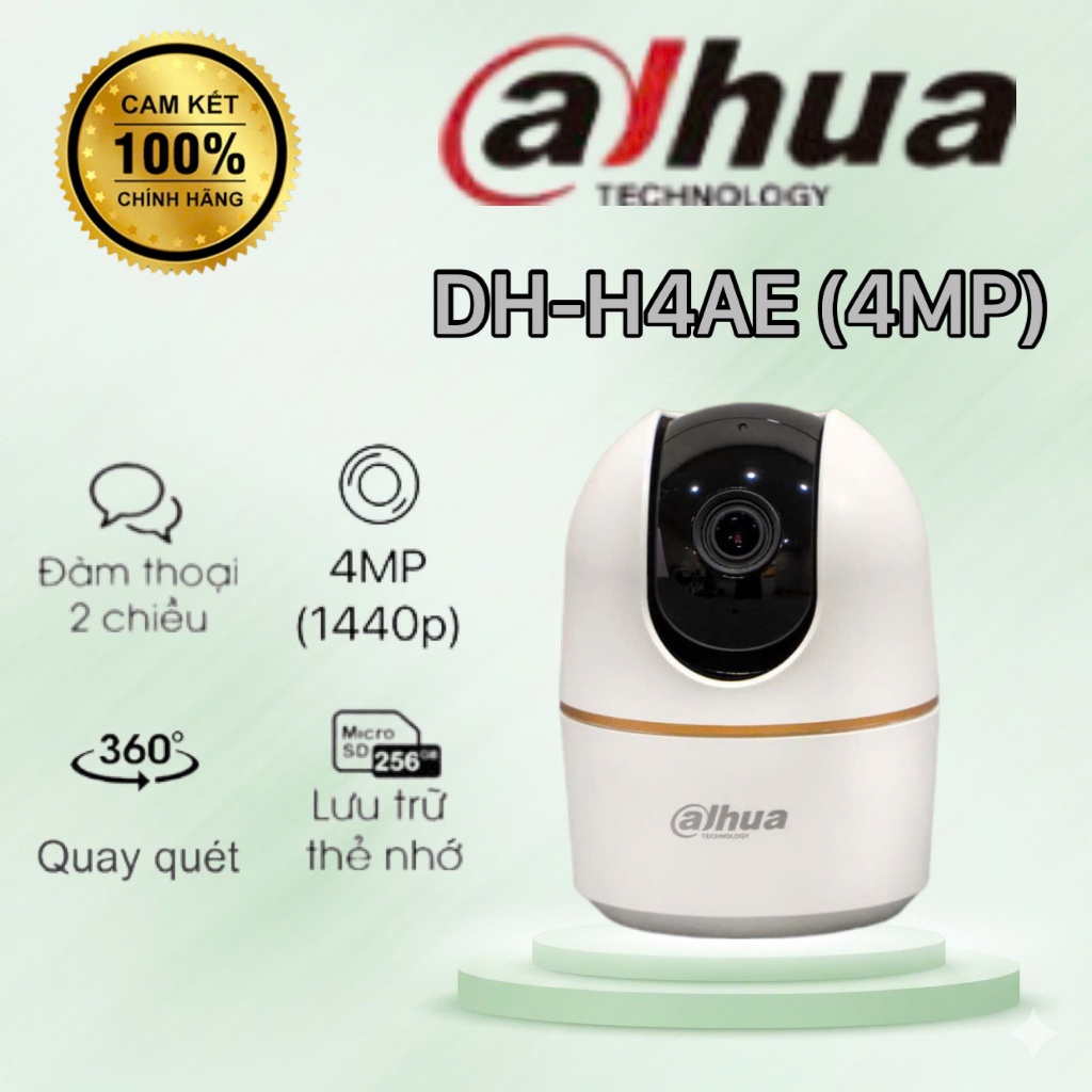 Camera DAHUA DH-H4AE Wifi quay quét trong nhà Hero A1 4MP