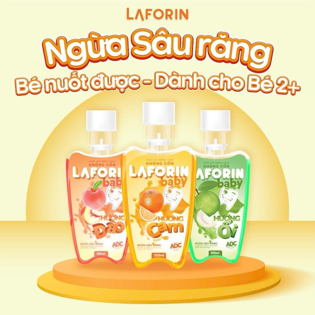 Nước súc miệng trẻ em Laforin Cpc1