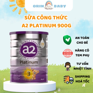  Sữa bột A2 Platinum Số 1,2,3 - Tem Phụ Sống Lành Nhập Khẩu Úc - Hộp 900g Hỗ Trợ Phát Triển Toàn  ORIN  