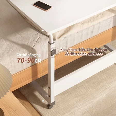 【Hà Nội giao nhanh】Bàn Làm Việc Thông Minh – Điều Chỉnh Chiều Cao, Có Bánh Xe Di Động Cho Học Sinh | BigBuy360 - bigbuy360.vn
