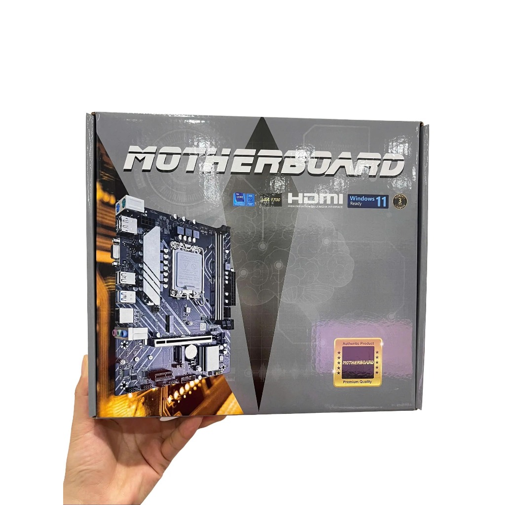 MAINBOARD - BO MẠCH CHỦ MÁY TÍNH ZN-H61S ( H61 K.giga - OEM ) - (VGA/HDMI)