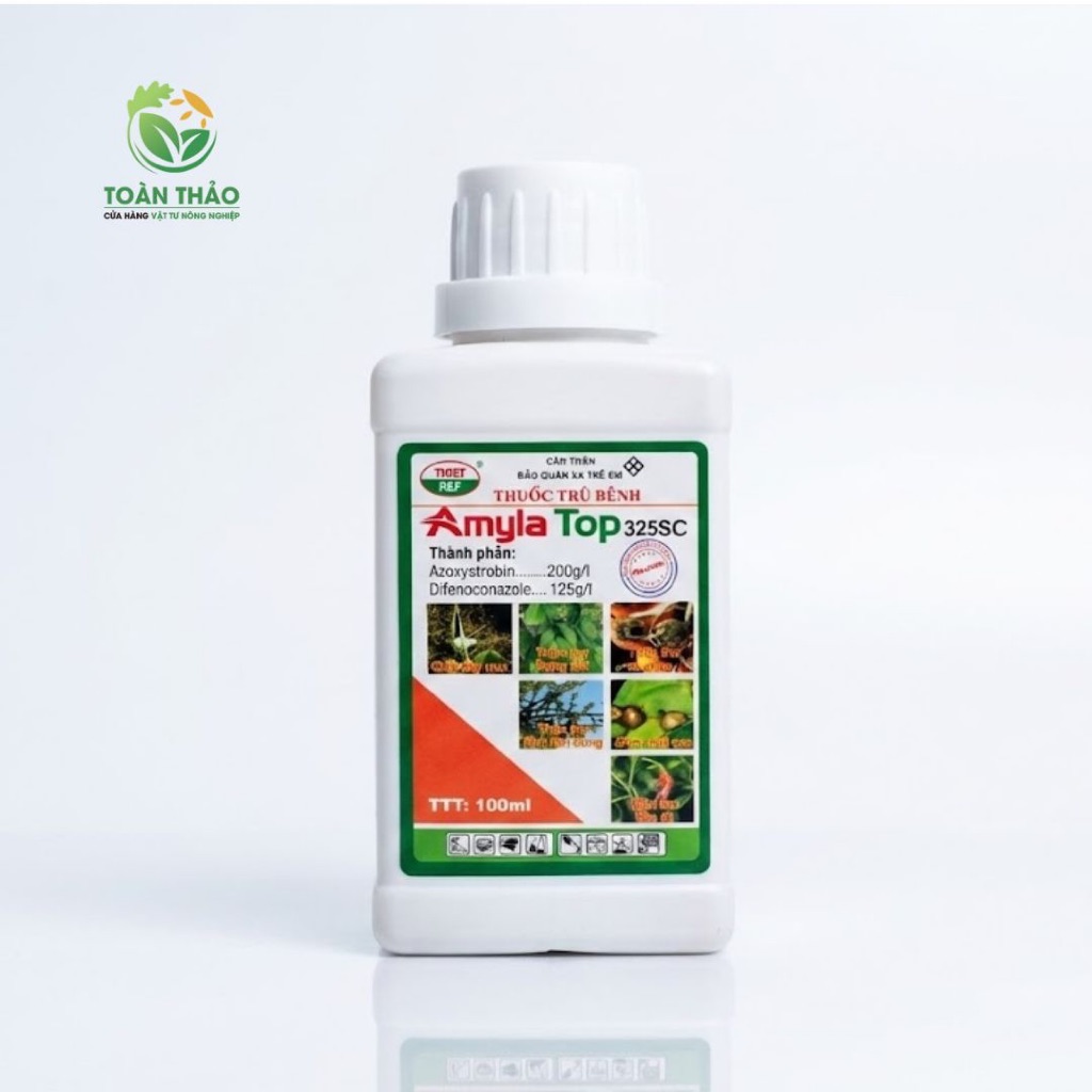 Chế phẩm Amylatop 325SC Thiên Bình 100ml | Quản lý Nấm, Lem Lép Hạt, Phấn Trắng, Thán Thư | Mát Cây