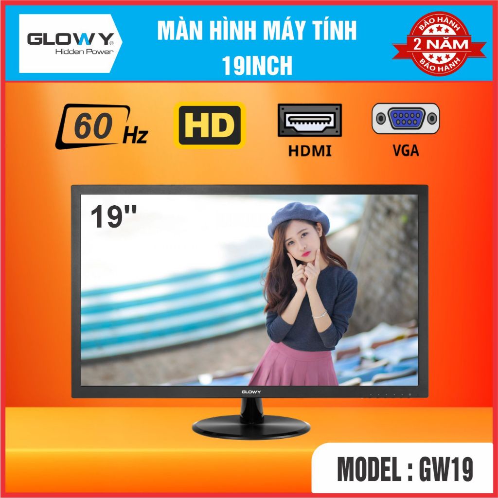 Màn hình PC Glowy 24|22|20|19 Inch - Full Box MỚI 100%- Bảo hành 24 tháng !!! | BigBuy360 - bigbuy360.vn
