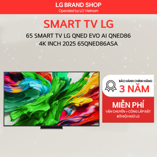   Chỉ giao miền Nam Bắc  65QNED86ASA - 65 Smart TV LG QNED evo AI QNED86 4k Inch 2025 