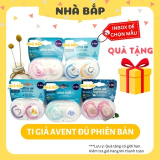  Ti Giả AVENT Ultra Air⚡BẢN ĐẶC BIỆT⚡ Phiên Bản Giới Hạn - Chỉnh Nha Chống Hô Vẩu - Nhà Bắp Store 