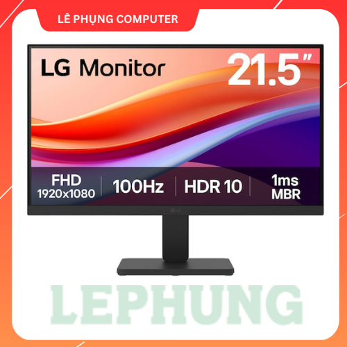 Màn hình LCD LG 21.5" 22U401A-B (1920x1080 VA / FHD / 100Hz / 5ms / VGA / HDMI | Vesa 100 x 100 | Bả