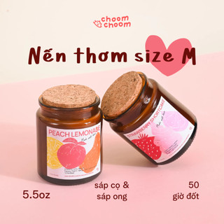 Nến thơm phòng ChoomChoom size M, nến thơm thủ công hương ngọt ngào thư giãn
