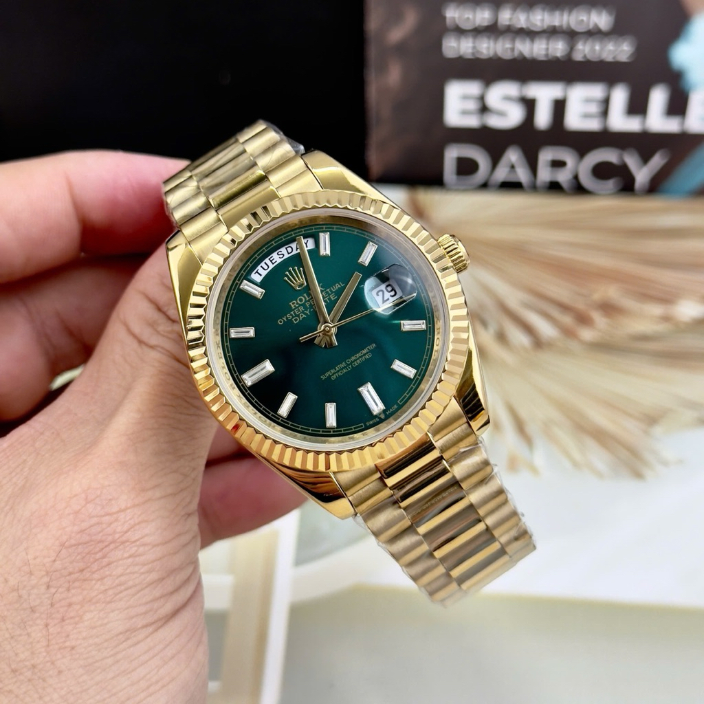 Rolex Day-Date máy miyota 8215 nhập khẩu chính hãng [ Ngọc Nhi Watch ] Bảo Hành 24 Tháng