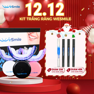 Máy làm trắng răng WESMILE DAILY kit trắng răng WESMILE tại nhà không gây ê buốt tặng 3 ống gel - Bảo hành 6 tháng 