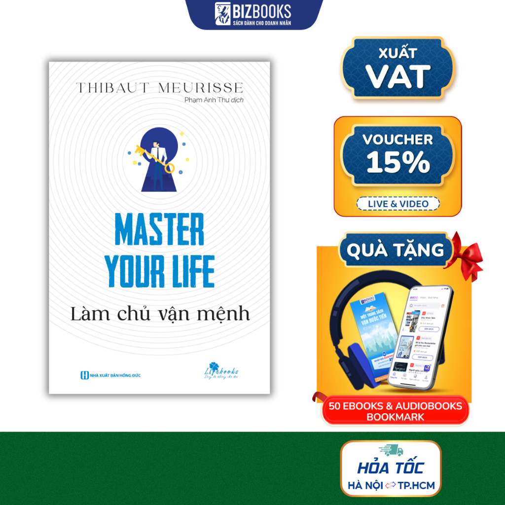 Sách Bizbooks - Master your life - Làm chủ vận mệnh
