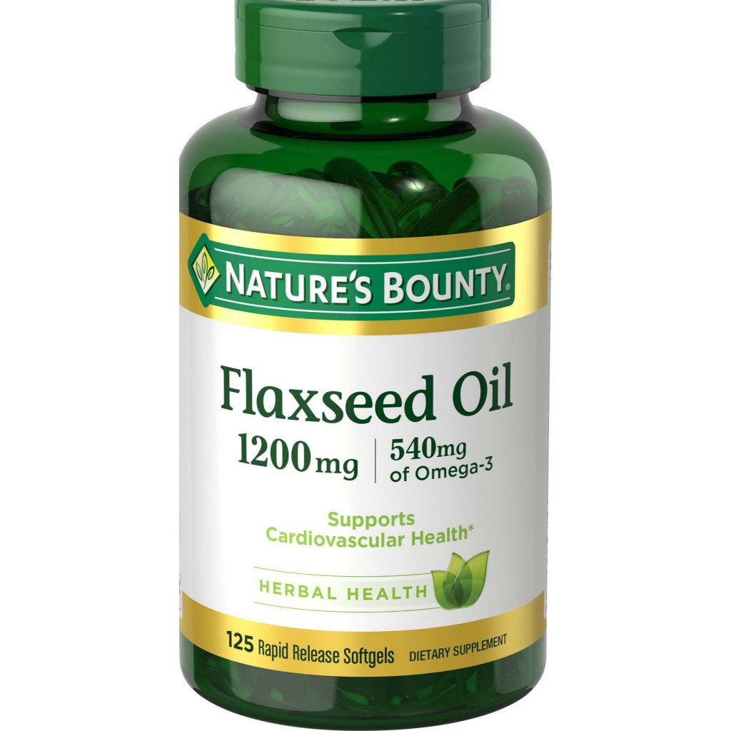 Flaxseed Oil Nature’s Bounty 125 viên hàng Mỹ