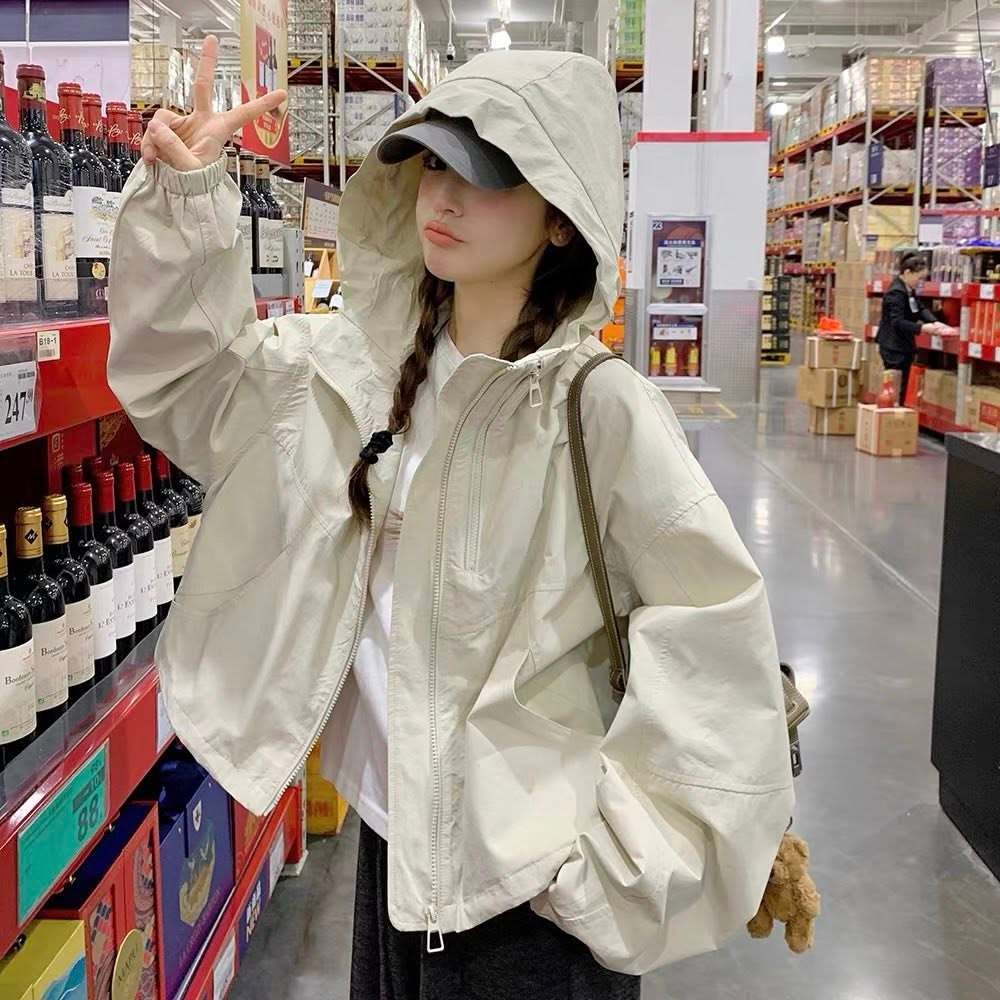 Áo gió mũ trần bông AK104