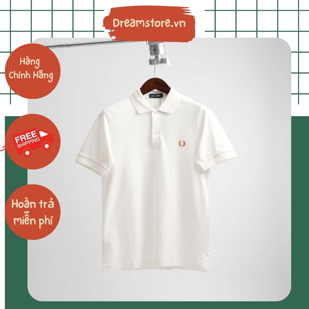 Áo Polo Fred Perry Trắng Sữa Hàng Chính Hãng | Dream Store