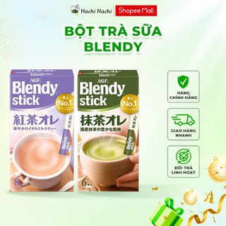  Bột trà sữa vị trà xanh Matcha Au lait   vị hồng trà Blendy Ajinomoto AGF 