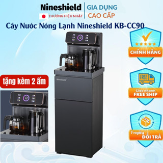 Cây Nước Nóng Lạnh Bàn Trà Nineshield KB-CC90 , Máy Pha Trà Tự Động, Cài Nhiệt 50–100°C, Thiết Kế Sang Trọng Thông Minh