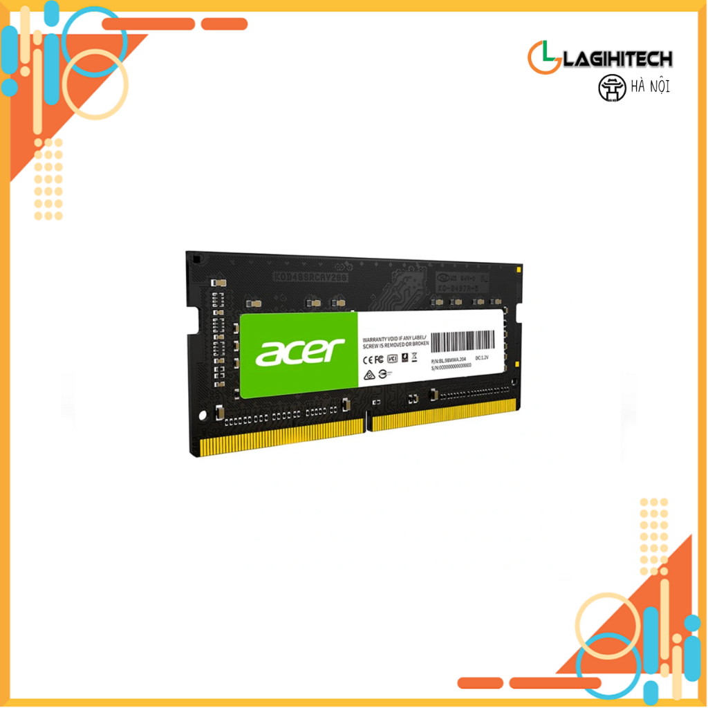Ram Laptop Acer DDR4 SD100 16GB / 32GB Bus 2400/2666/3200 Mhz . BẢO HÀNH 3 NĂM