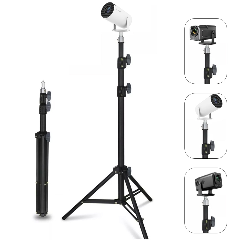 Giá đỡ máy chiếu HY300PR/320MINI/670 đa năng có thể gập lại đầu giường có thể thu vào để bàn chân máy chiếu Đầu đứng 1/4 | BigBuy360 - bigbuy360.vn
