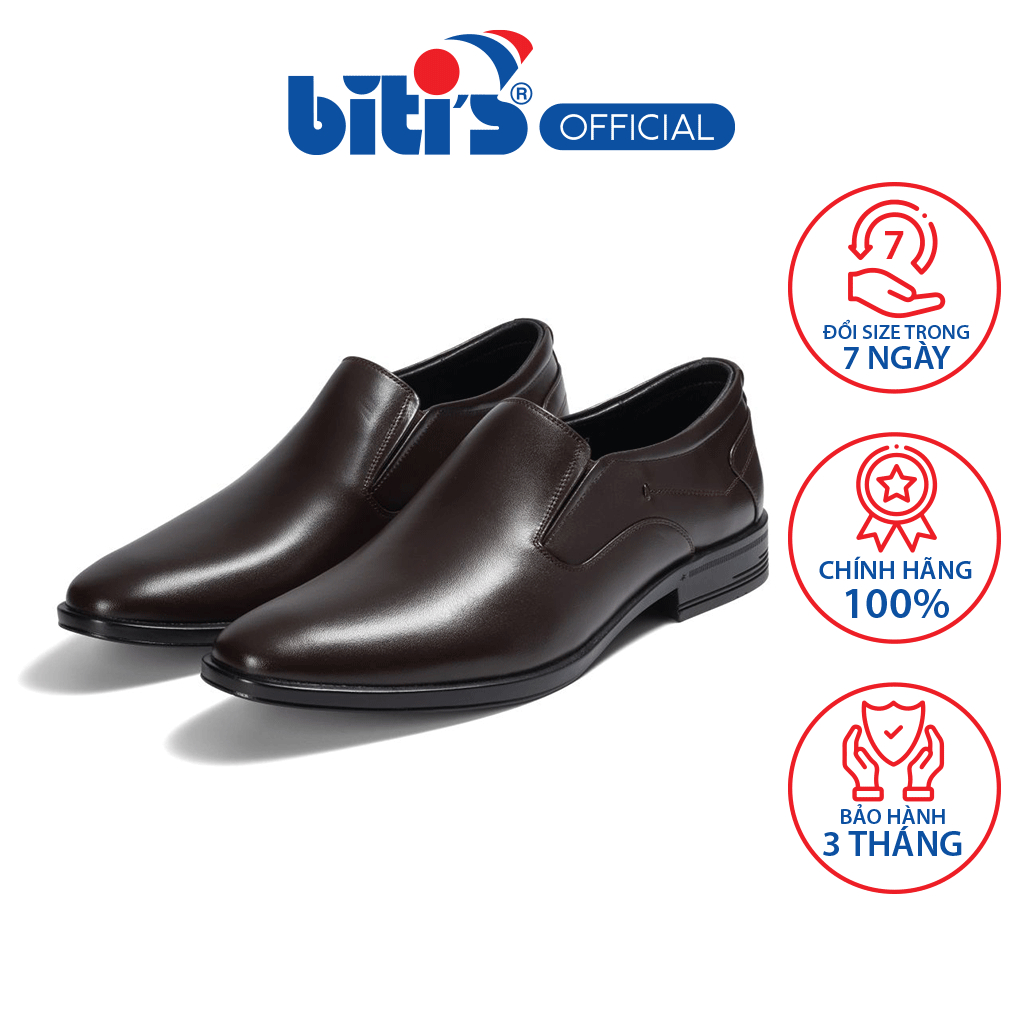 Giày Tây Da Nam Biti's BVM002777NAD (Nâu đậm)