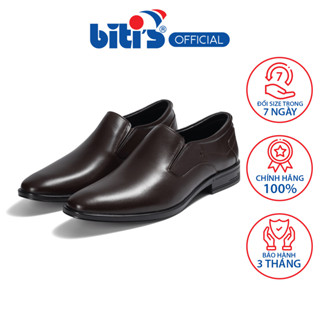 Giày Tây Da Nam Biti's BVM002777NAD (Nâu đậm)
