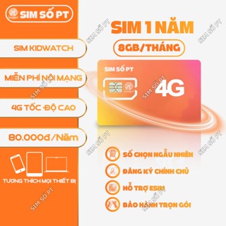  Sim 4G 8GB Tháng – Gói 1 Năm – Có Gọi Nội Mạng – Giá Ưu Đãi 