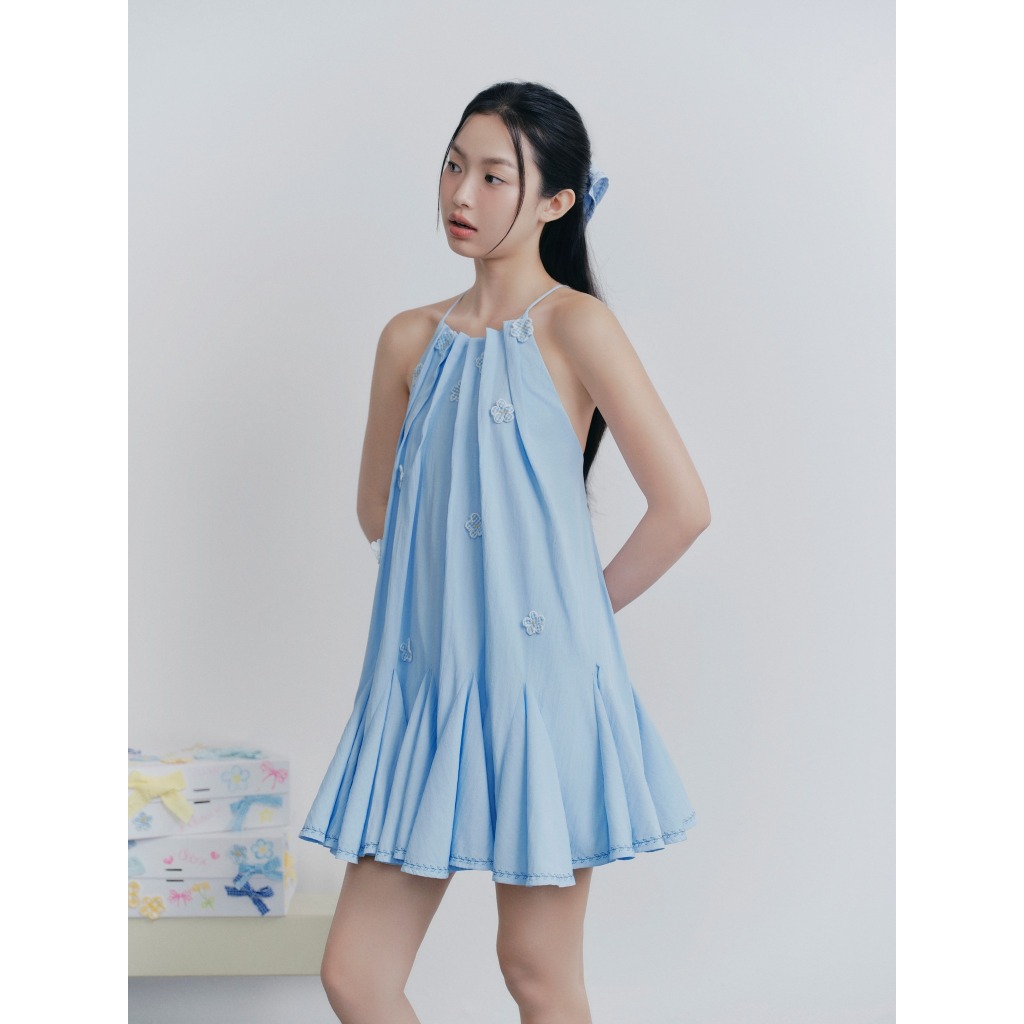 Set áo yếm suông xếp li phối cúc kèm quần Farida nhiều màu thoáng mát nữ tính OLV | BigBuy360 - bigbuy360.vn