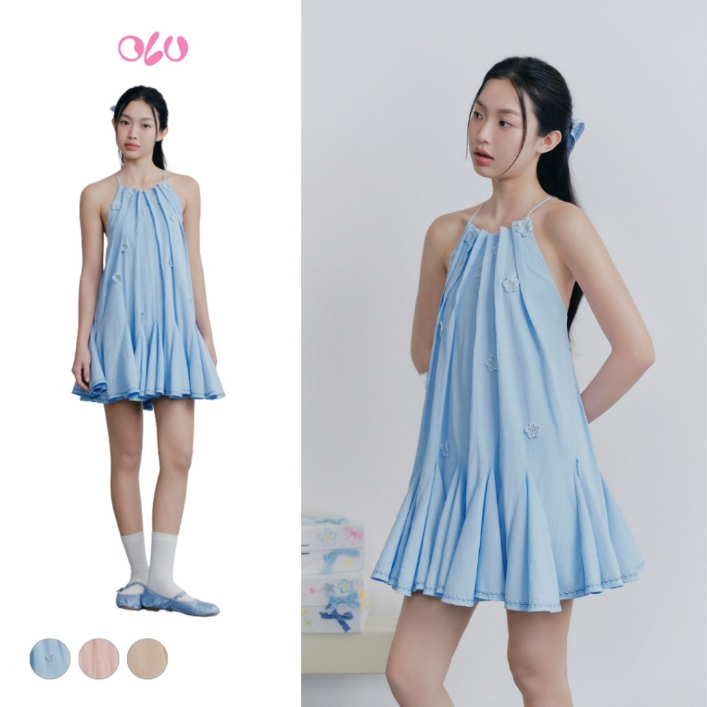 Set áo yếm suông xếp li phối cúc kèm quần Farida nhiều màu thoáng mát nữ tính OLV | BigBuy360 - bigbuy360.vn