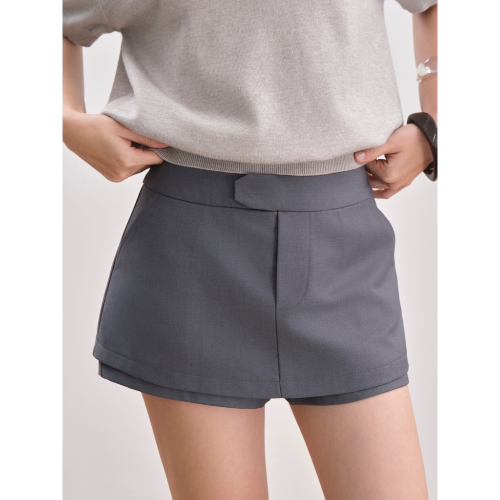MÌ - CHÂN VÁY CHỮ A PHỐI QUẦN  - JENNA SKIRT