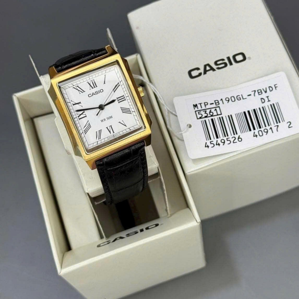 Đồng Hồ Casio Nam MTP-B190 Dáng Tank Mặt Kính Khoáng 41*31.5mm Chống Nước Chính Hãng | BigBuy360 - bigbuy360.vn