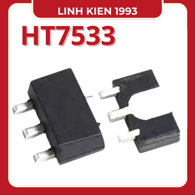 [ 2 con ] HT7533 là IC ổn áp tuyến tính (LDO) ngõ ra 3.3V