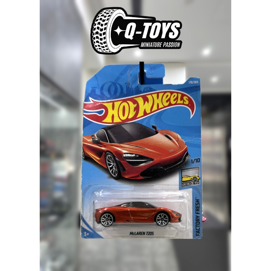 Xe mô hình Hot Wheels McLaren 720S (Cam) tỉ lệ 1:64