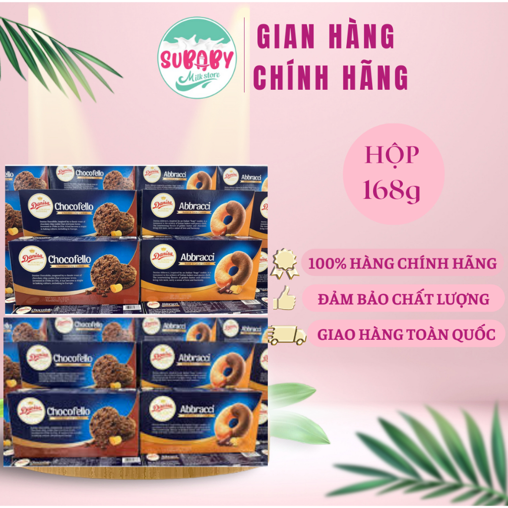 Bánh Quy Danisa Chocofello Chocolate Chip Cookies 150g_168g