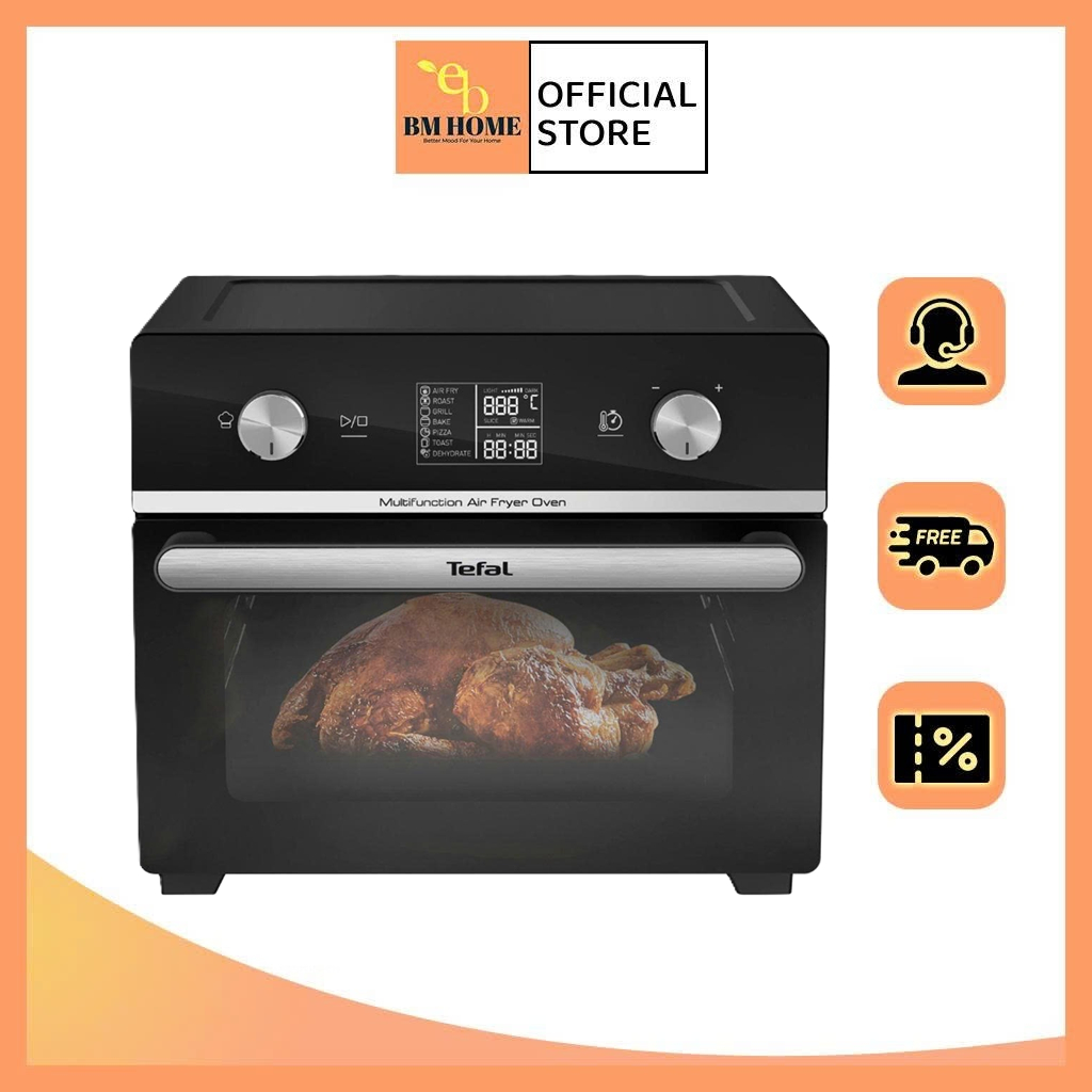 Nồi chiên không dầu kết hợp lò nướng Tefal FW6058KR - 20L - Công suất 1800W - Bảo hành 2 năm