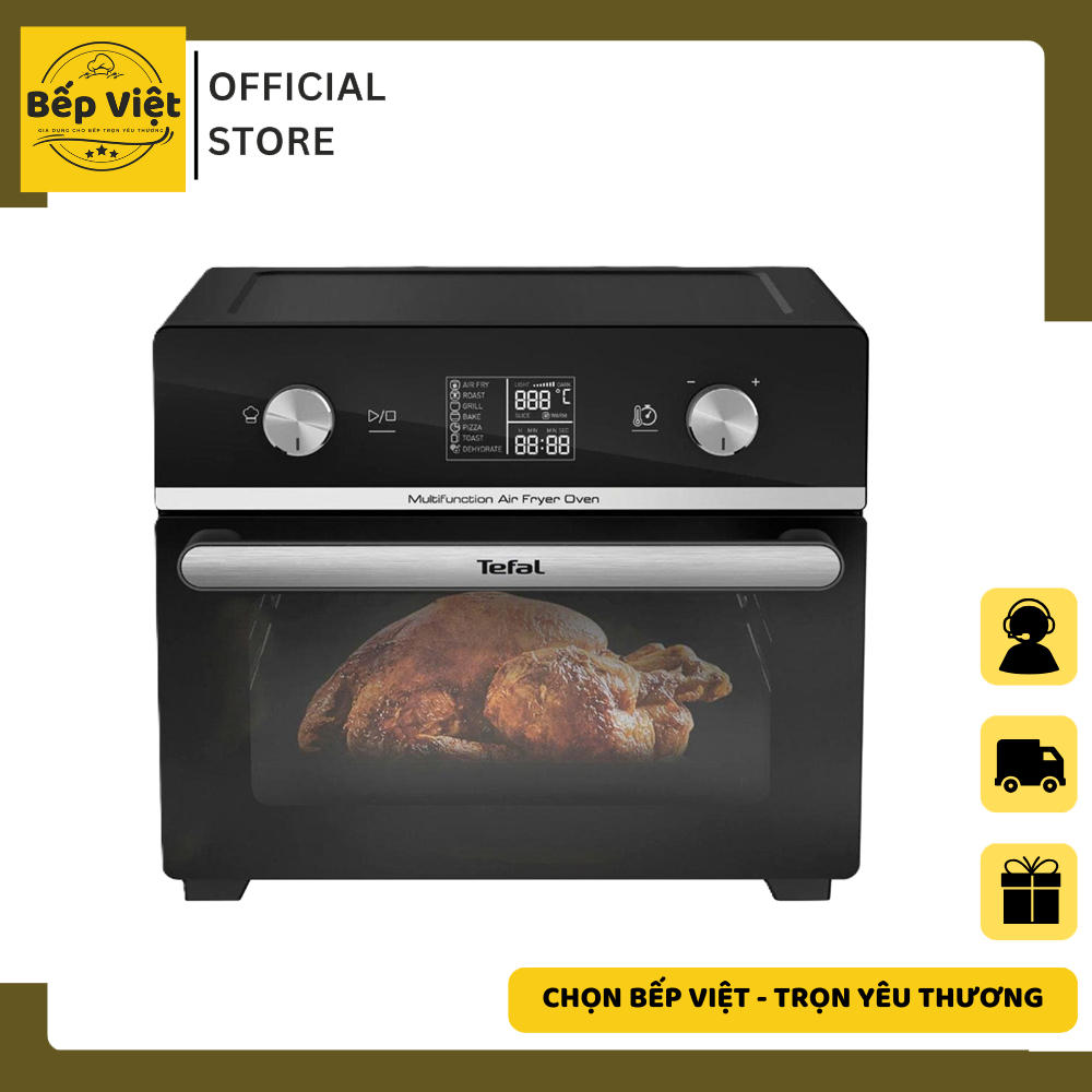 Nồi chiên không dầu kết hợp lò nướng Tefal FW6058KR - 20L - Công suất 1800W - Bảo hành 2 năm