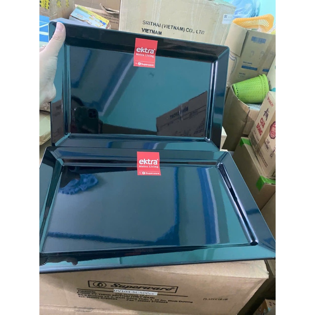 DĨA CHỮ NHẬT CTT6407 MELAMINE SUPERWARE