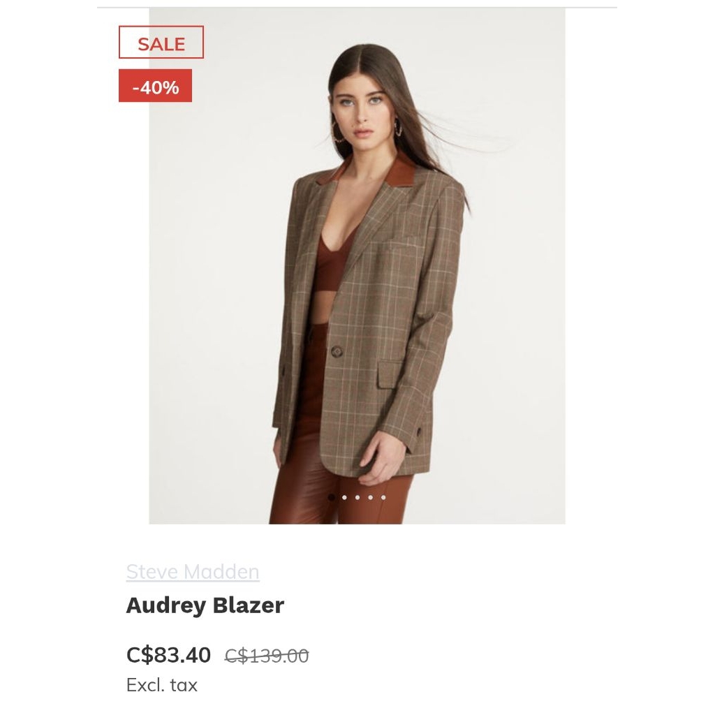 áo blazer steve maden hàng xuất xịn