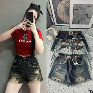   BST 2026  Quần Đùi Jean Nữ Bigsize Quần Sooc Bò Màu Xanh Bụi Hot Trend 2025 mặc đi chơi Ms1312 