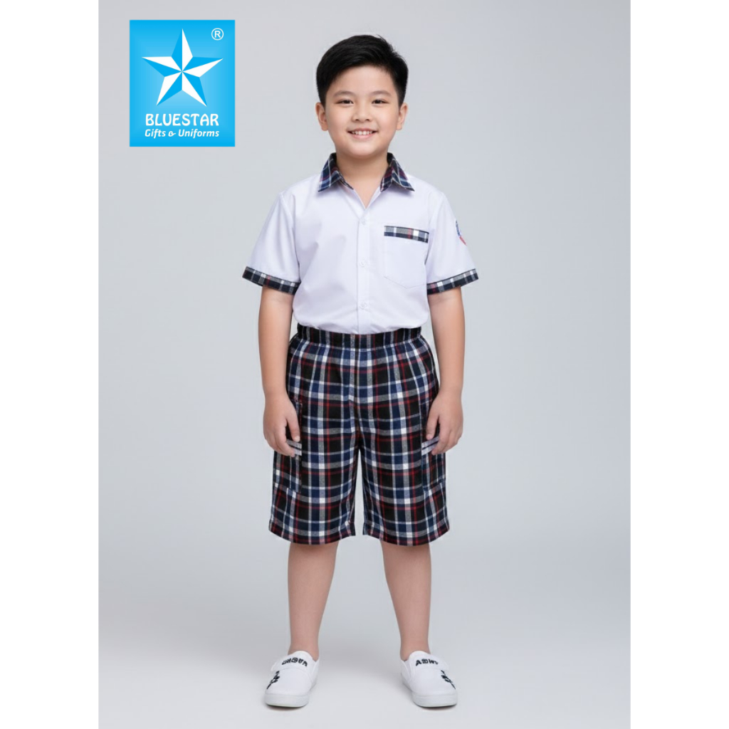 Áo đồng phục học sinh nam - Tiểu học Kim Đồng