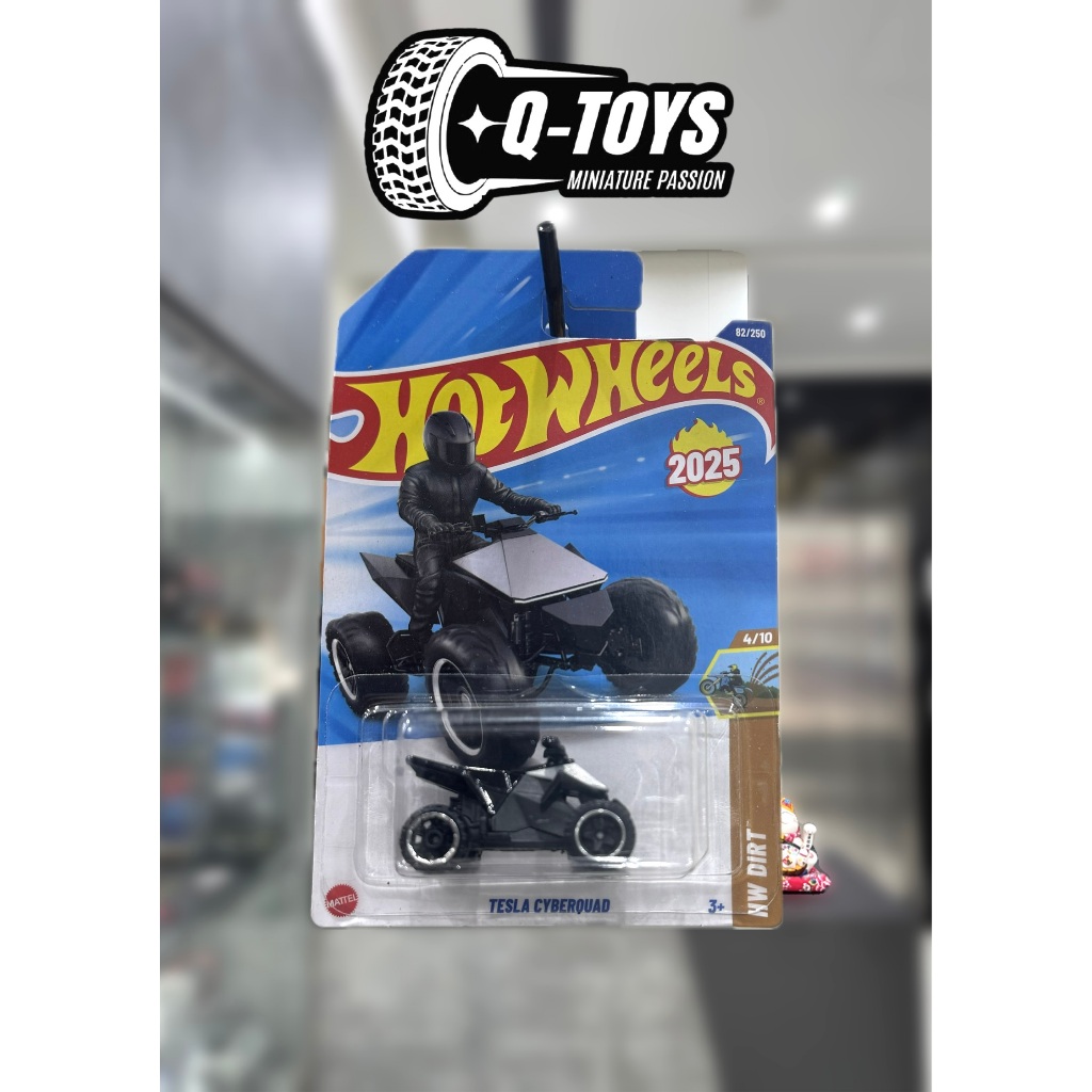 Xe mô hình Hot Wheels Tesla Cyberquad tỉ lệ 1:64