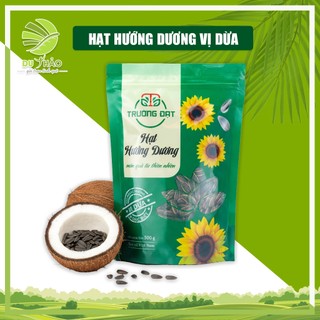 Hạt hướng dương rang củi VỊ DỪA Trường Đạt - Túi Zip 500g