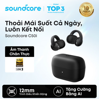  Soundcore C50i by Anker Open-Ear Headphones Clip-On Earbuds AI-Enhanced Calls Comfortable and Iconic D1101 