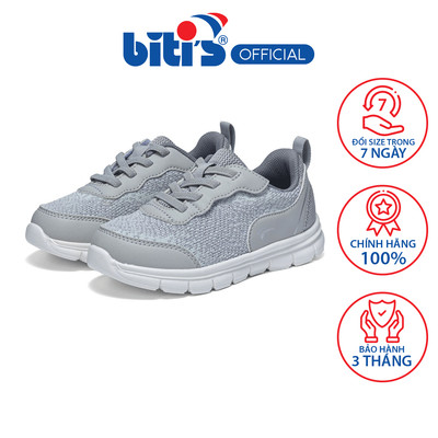 Giày Thể Thao sneaker Bé gái Biti's BSG010300XAM (Xám)