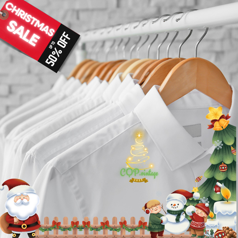 [SIZE L-XL][50 mẫu ]Áo sơ mi trắng casual, công sở unisex Nhật,Hàn - secondhand (2hand) - COB.vintag