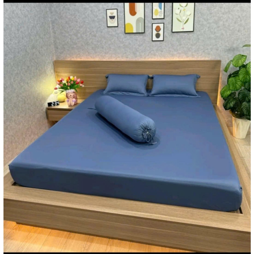Áo bọc nệm 2 mặt có khóa kéo vải thun lạnh cao cấp, áo bọc nệm cao su 2 mặt
