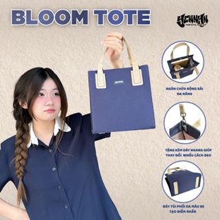 Túi Bloom Tote YENNY BAG Vải Canvas Chống Nước  Có Dây Đeo Chéo Nhiều Ngăn Đi Làm ĐI Học