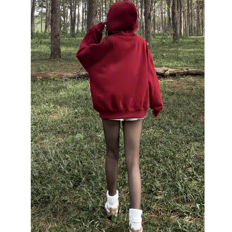 [ ÁO HOODIE ZIP NỈ BÔNG ] Mon Studio – Áo Khoác Nỉ Hoodie Zip Boxy Tay Dơi Có Nút Bấm Form Rộng Nam Nữ Unisex S082 | BigBuy360 - bigbuy360.vn