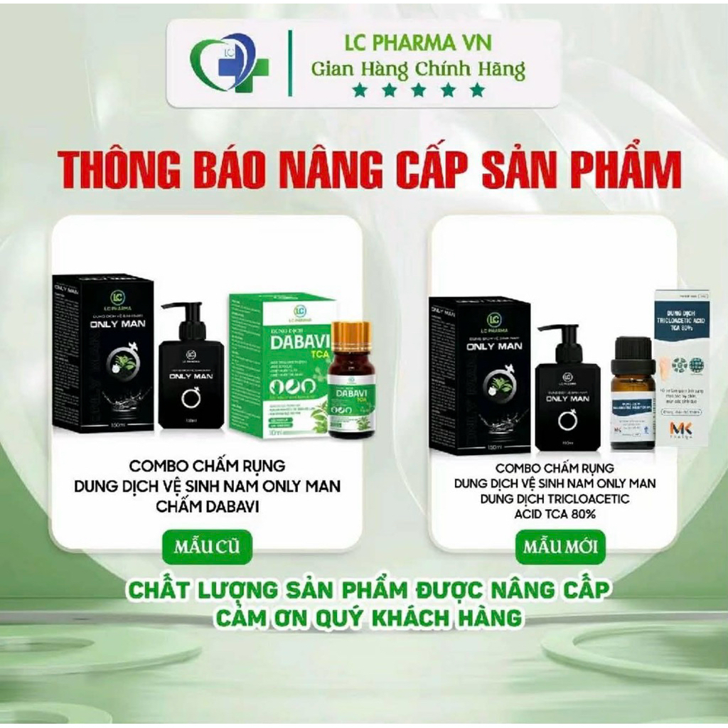 Combo dung dịch vệ sinh OnLy Man, chấm mụn.