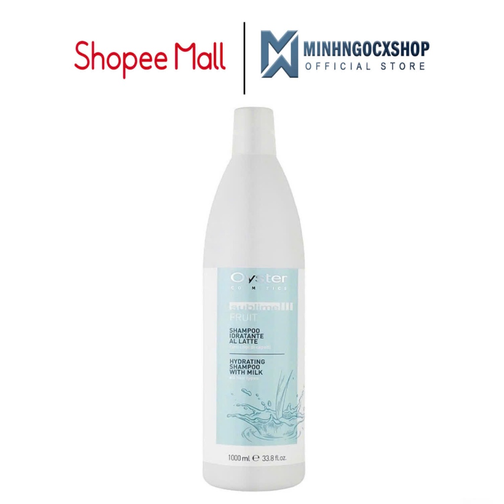 Dầu gội dưỡng ẩm sữa OYSTER COSMETICS Hydrating Shampoo With Milk 1000ML